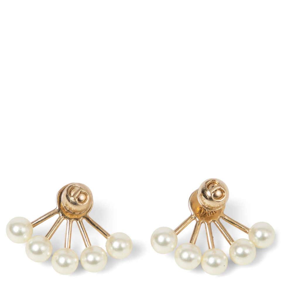 Dior Pearl Earrings - 112 For Sale on 1stDibs | double pearl earrings ...