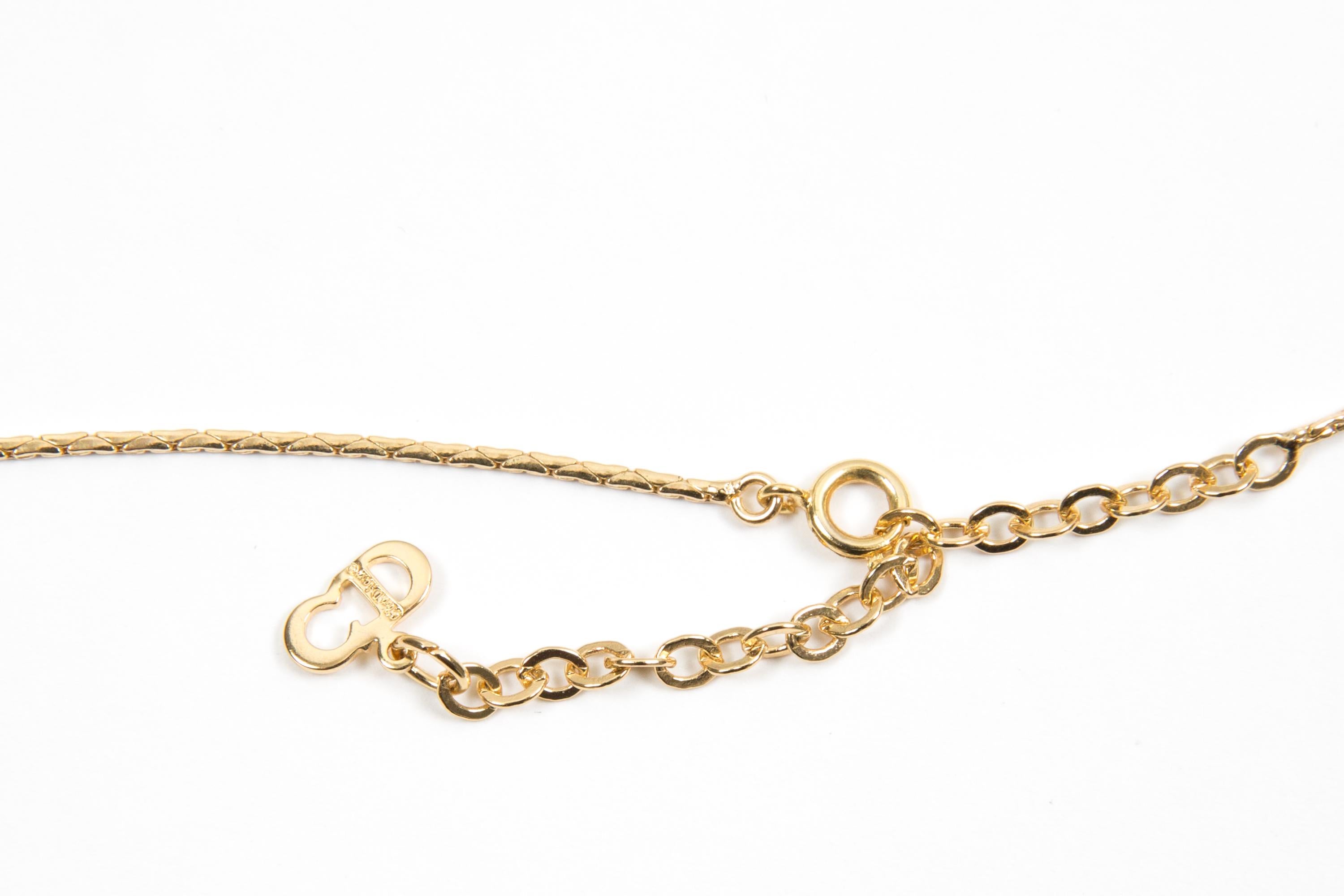 Collana in oro di Christian Dior in vendita 1