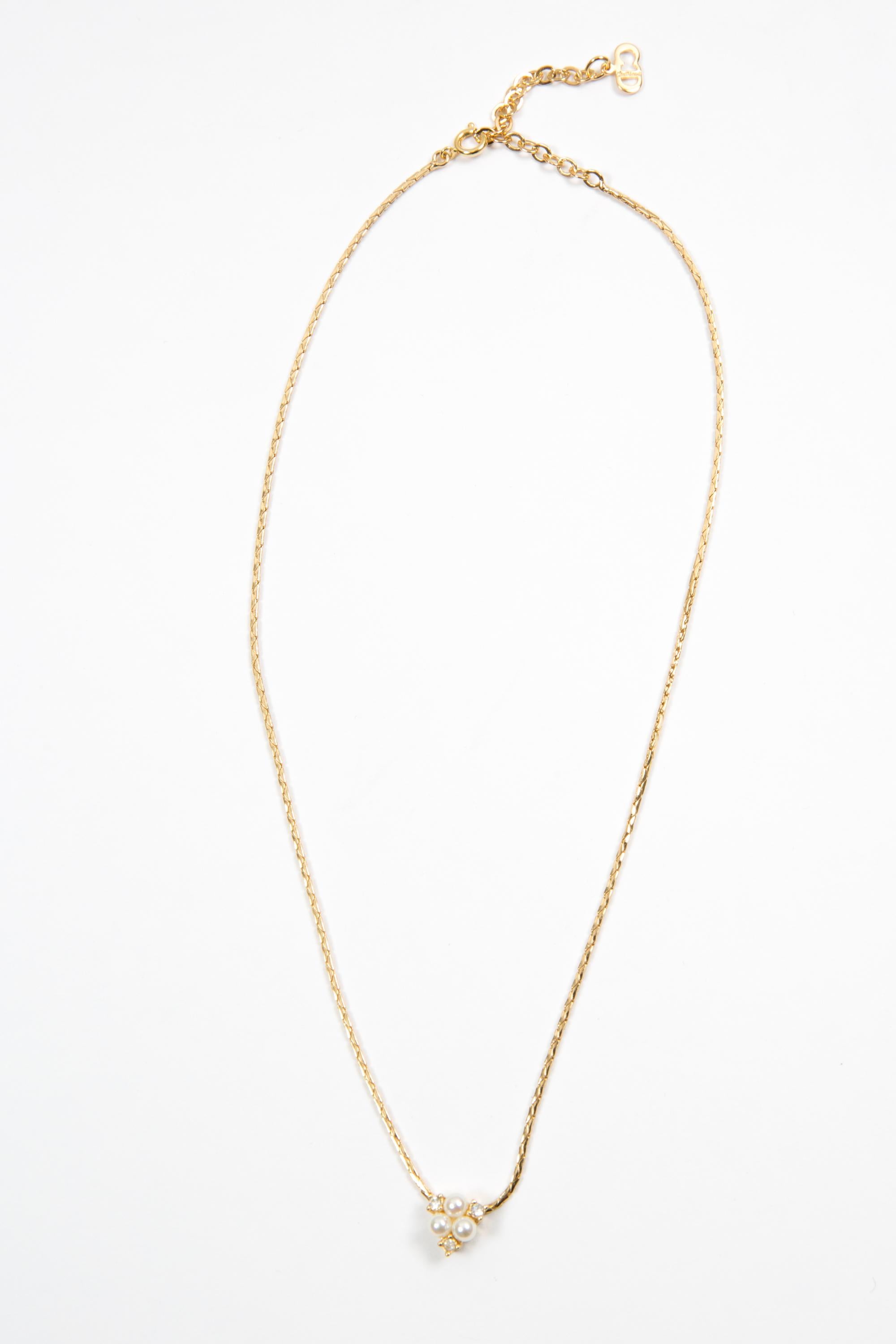 Collana in oro di Christian Dior in vendita 2