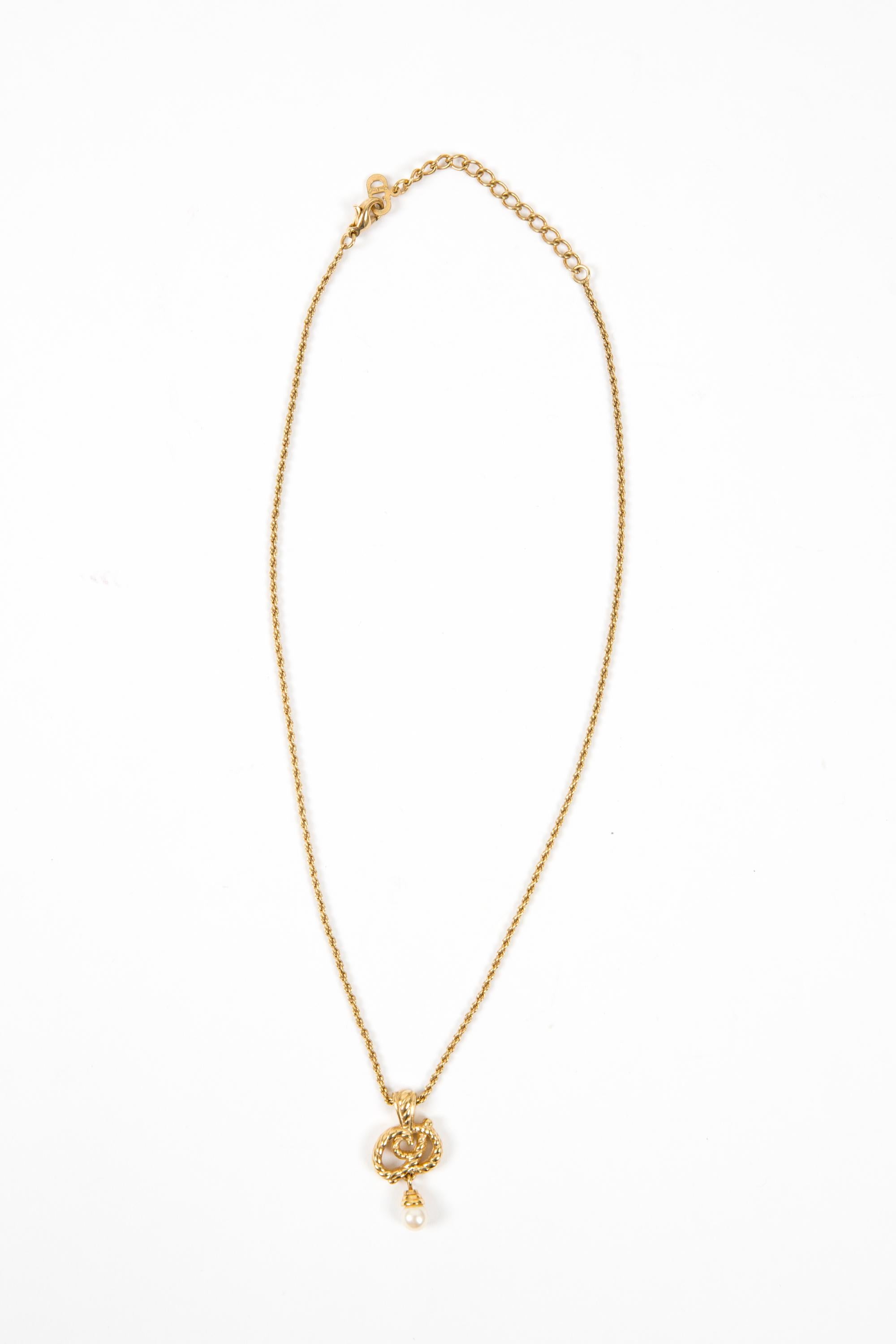 Collana in oro di Christian Dior in vendita 2