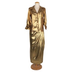 Christian Dior Golden Lame Set, anni '90