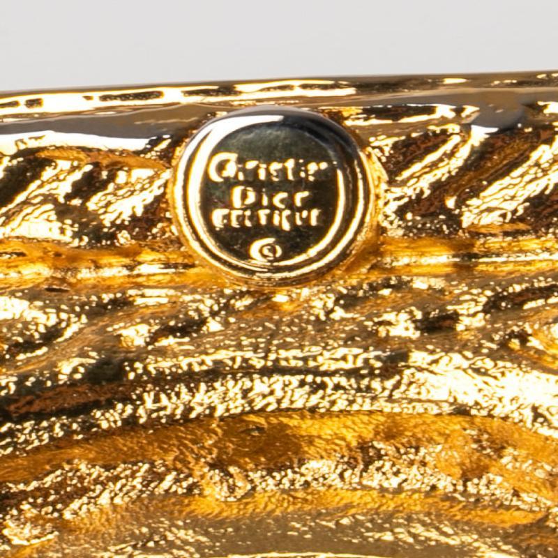 Christian Dior Golden Metal Belt with Glass Cabochons, 1990 For Sale 2