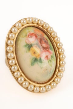 Christian Dior Golden Metal Ring, 2000