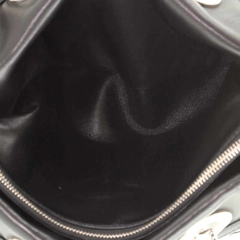 Women's or Men's Christian Dior Granville Satchel Cannage Quilt Leather Medium 
