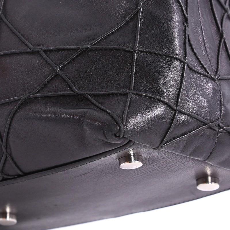 Christian Dior Granville Satchel Cannage Quilt Leather Medium 1