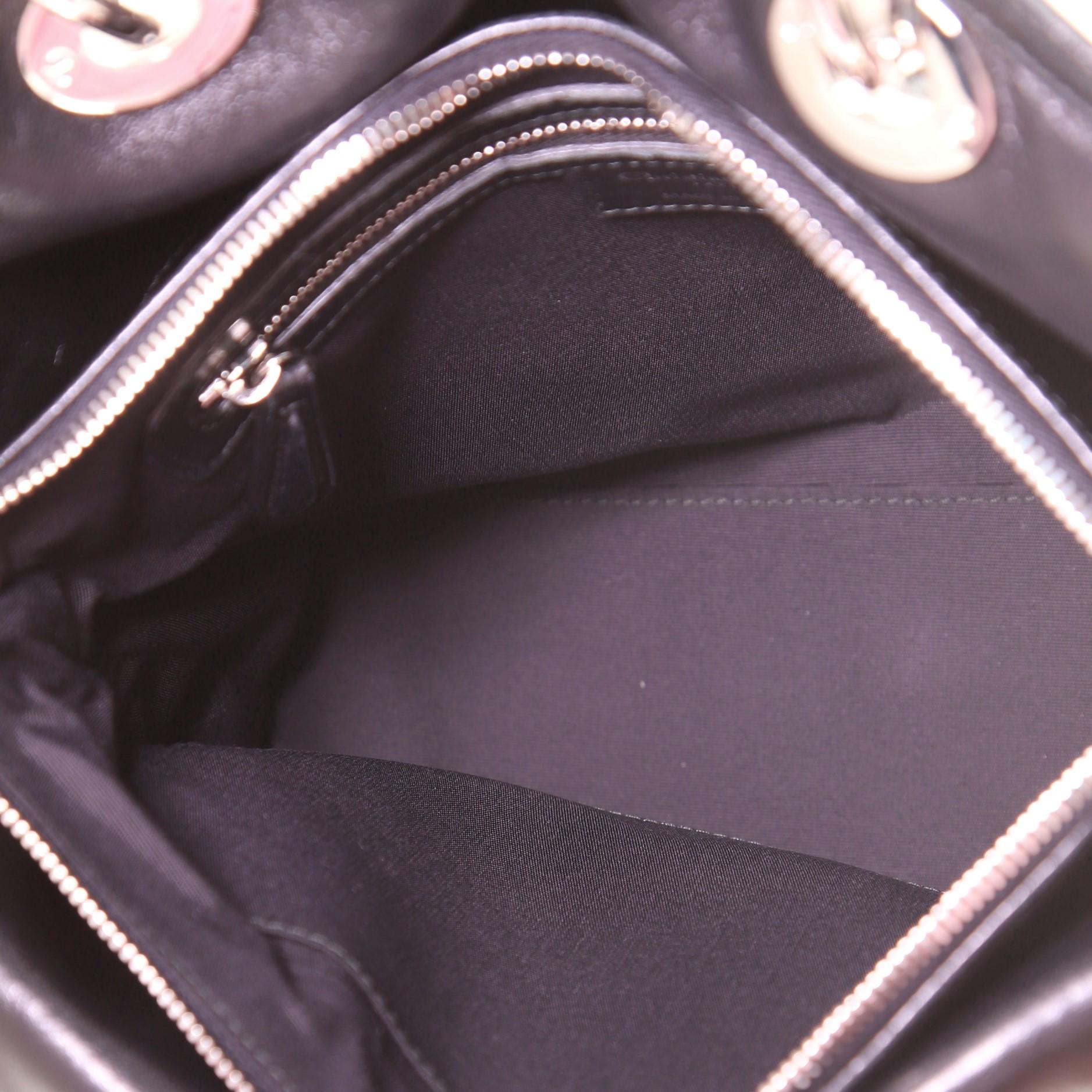 Christian Dior Granville Satchel Cannage Quilt Leder Klein 1