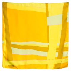 Christian Dior Graphic Silk Scarf