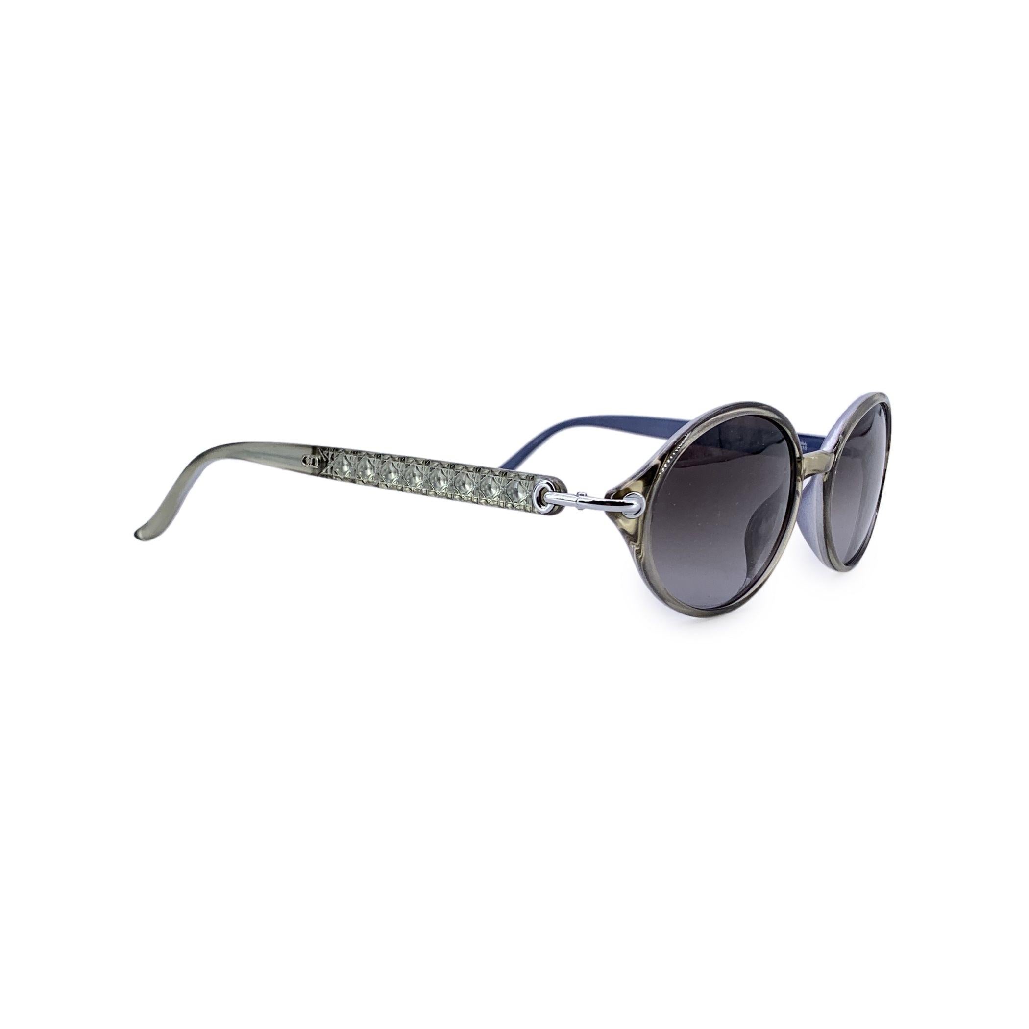 Christian Dior Gray Acetate Sunglasses mod. CD 3004 50/15 135mm In Excellent Condition For Sale In Rome, Rome