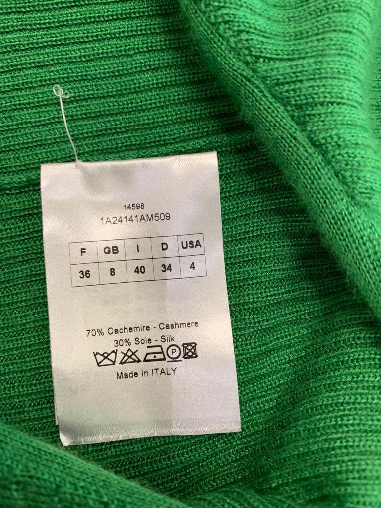 Christian DIOR Green Cardigan For Sale at 1stDibs