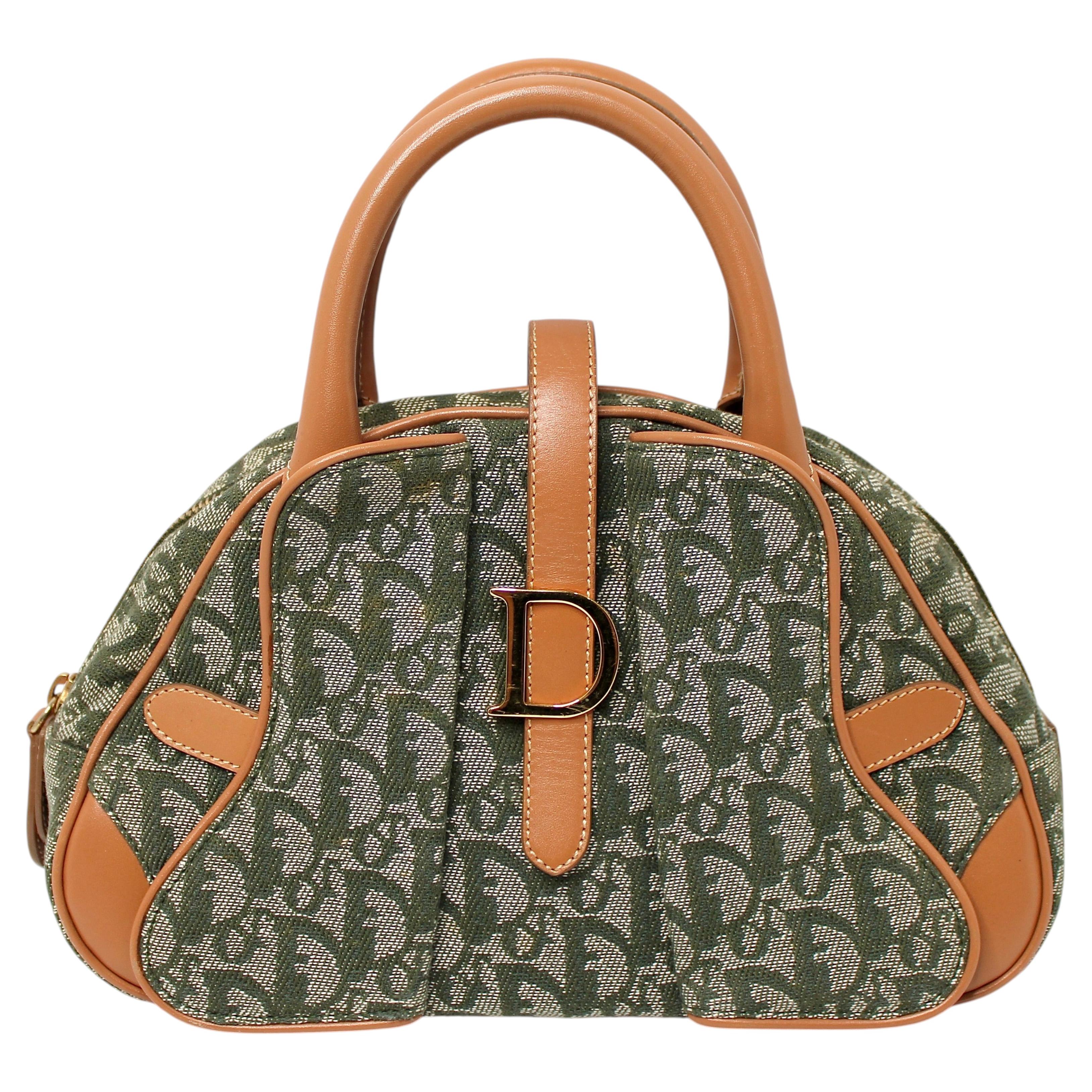 Christian Dior Greene & Greene & Greene Trotter Borsa a manico superiore circa 2001 in vendita