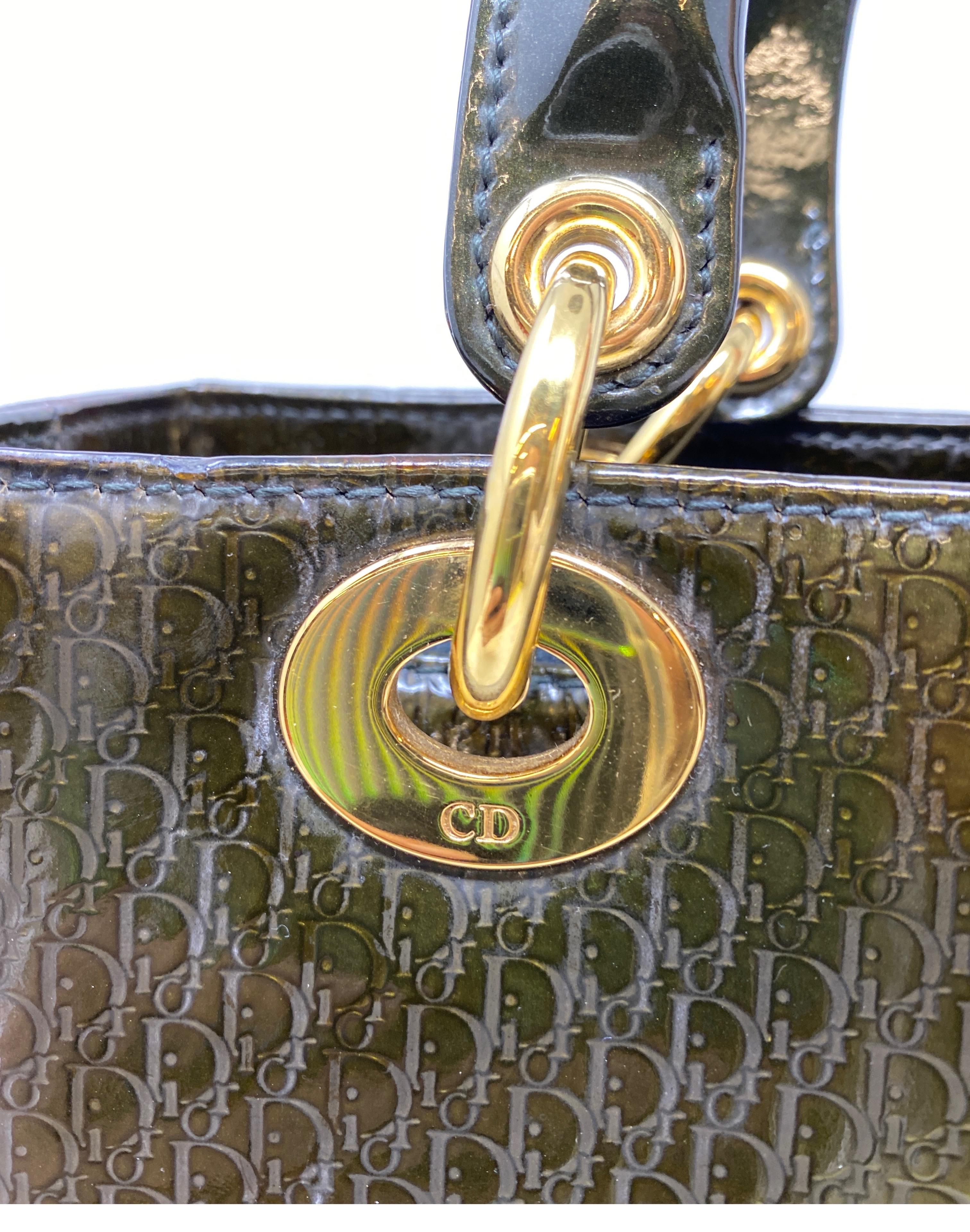 Christian Dior Green Lady Dior Bag 6