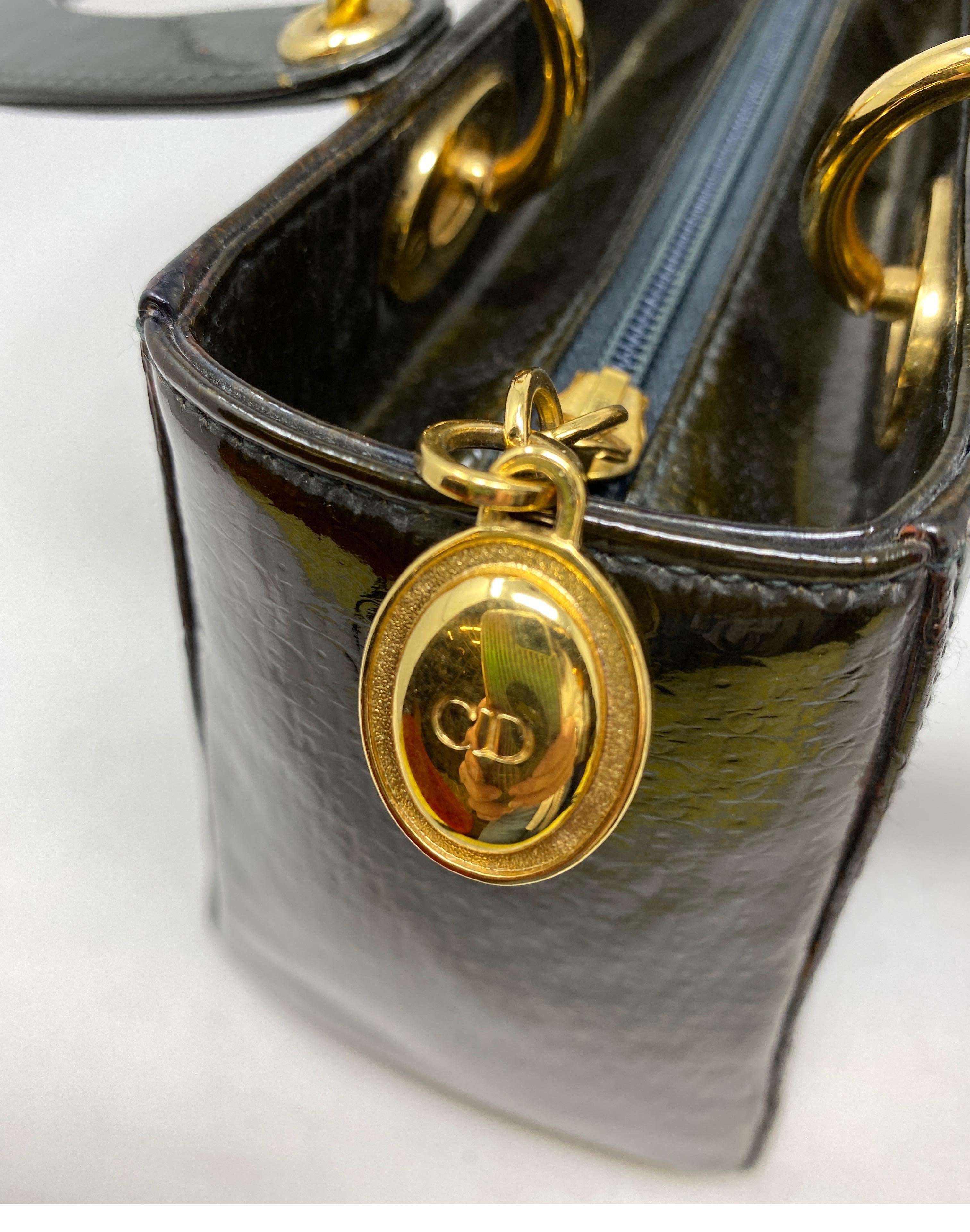 Christian Dior Green Lady Dior Bag 9