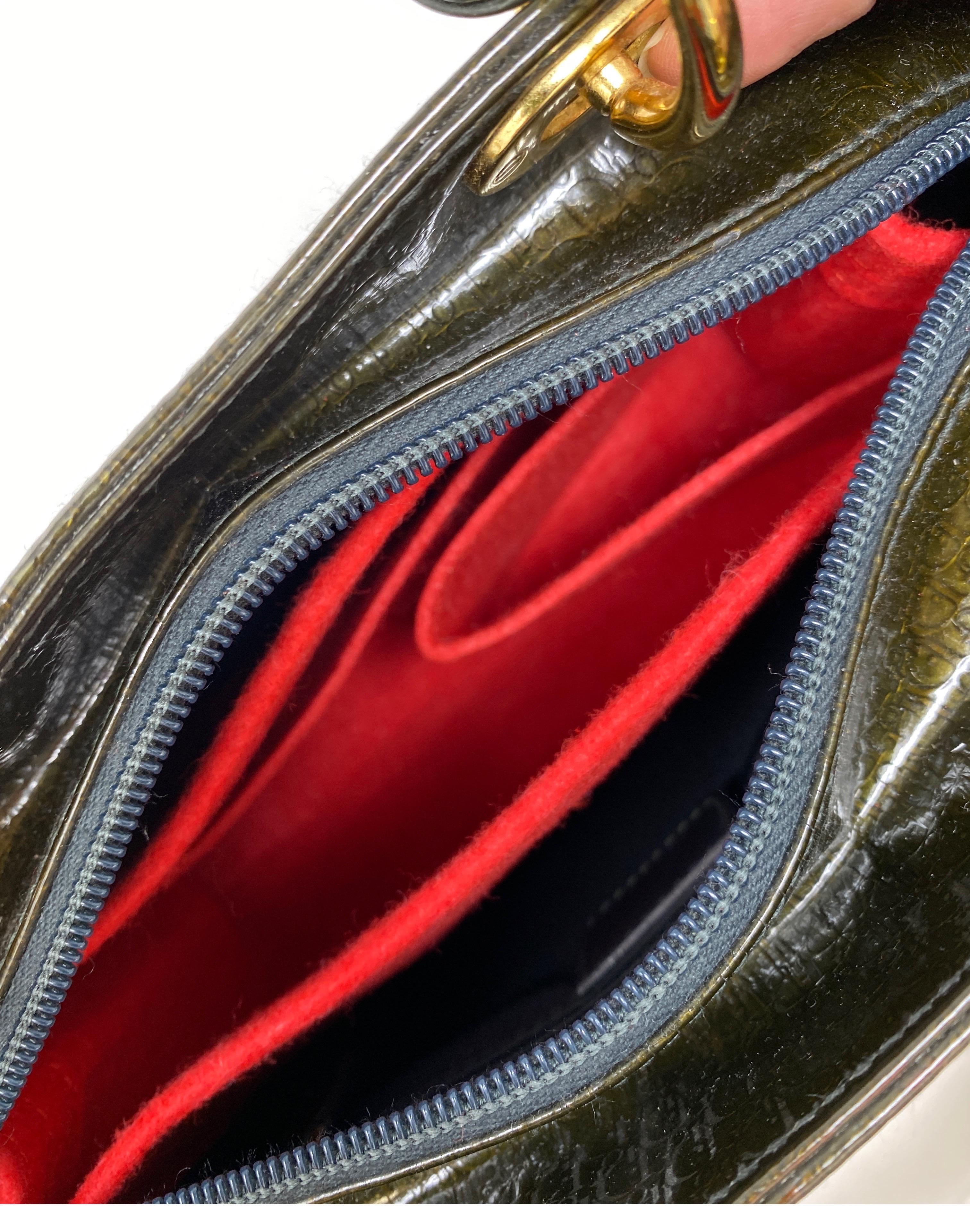 Christian Dior Green Lady Dior Bag 10
