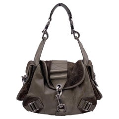 Christian Dior Vintage Black Leather Box Handbag with CD closure For ...