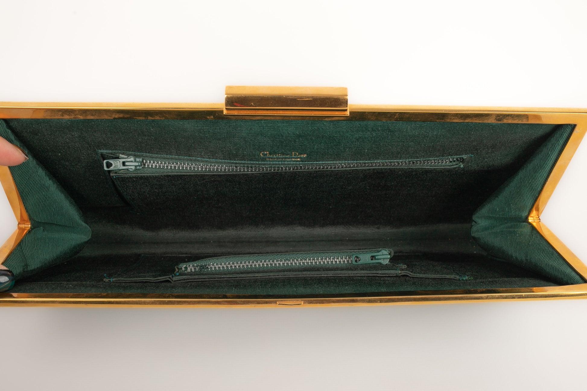 Christian Dior Green Lizard Leather 