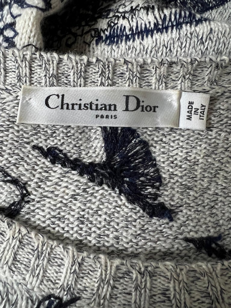 Christian dior grey sweater Clearance