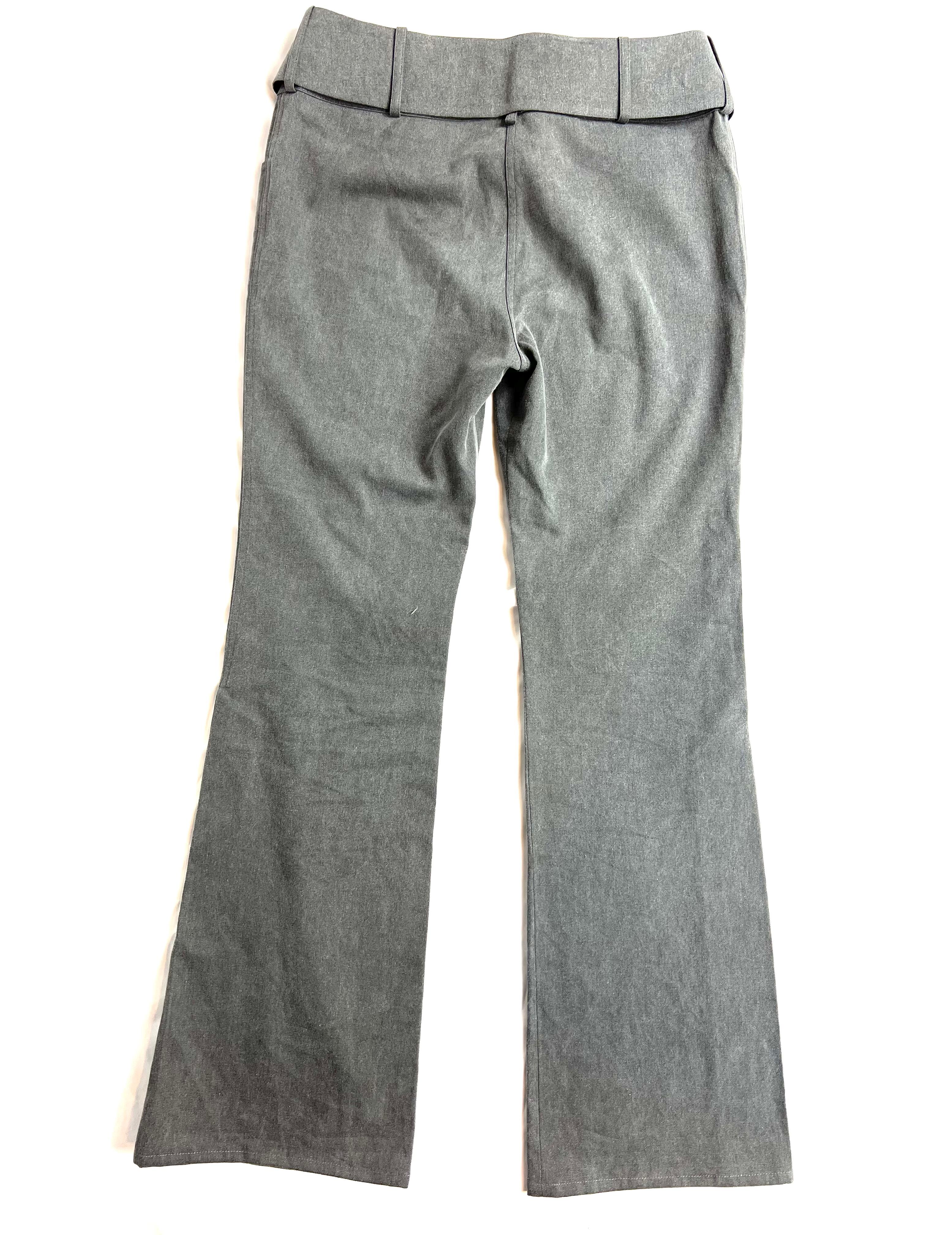 Christian Dior - Pantalon en jean gris, taille 10 en vente 2