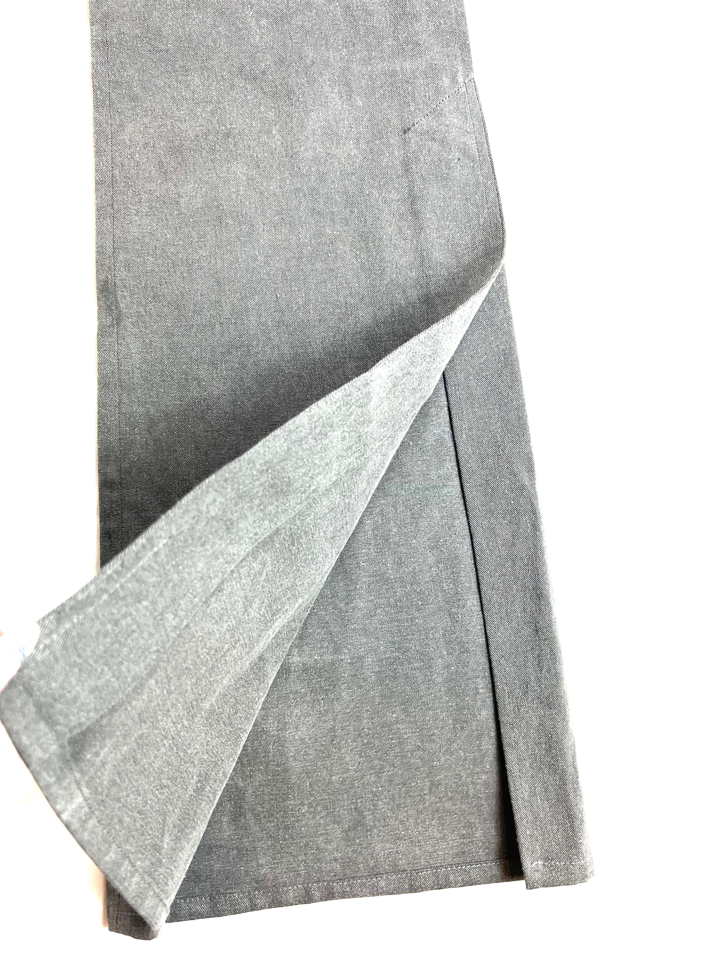 Christian Dior - Pantalon en jean gris, taille 10 en vente 3
