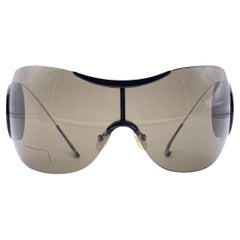 Christian Dior Grey Mint Unisex Rare Sunglasses Mod. Sport 2 Wrap
