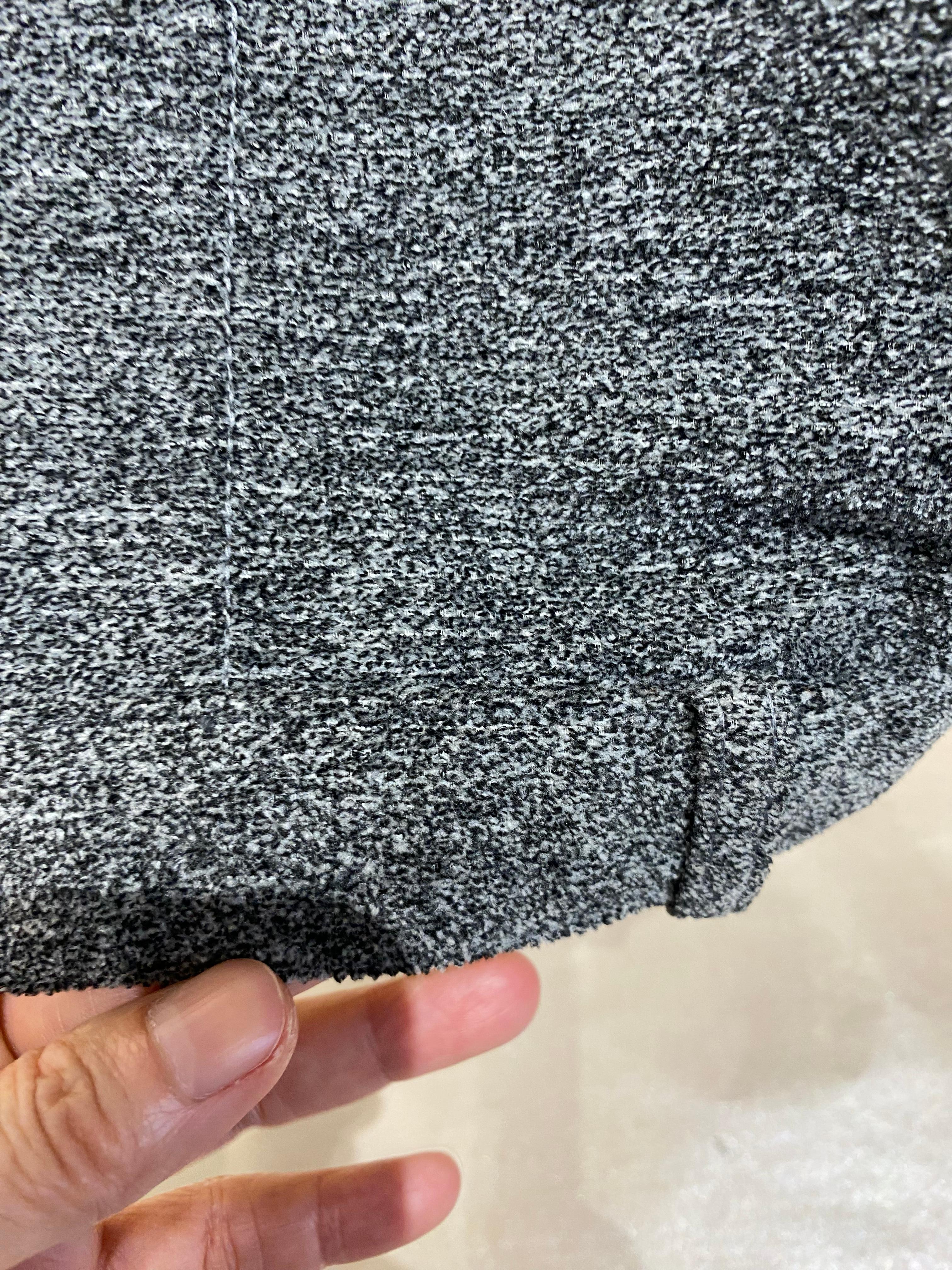 Christian Dior - Pantalon en soie gris et veste courte en soie 5