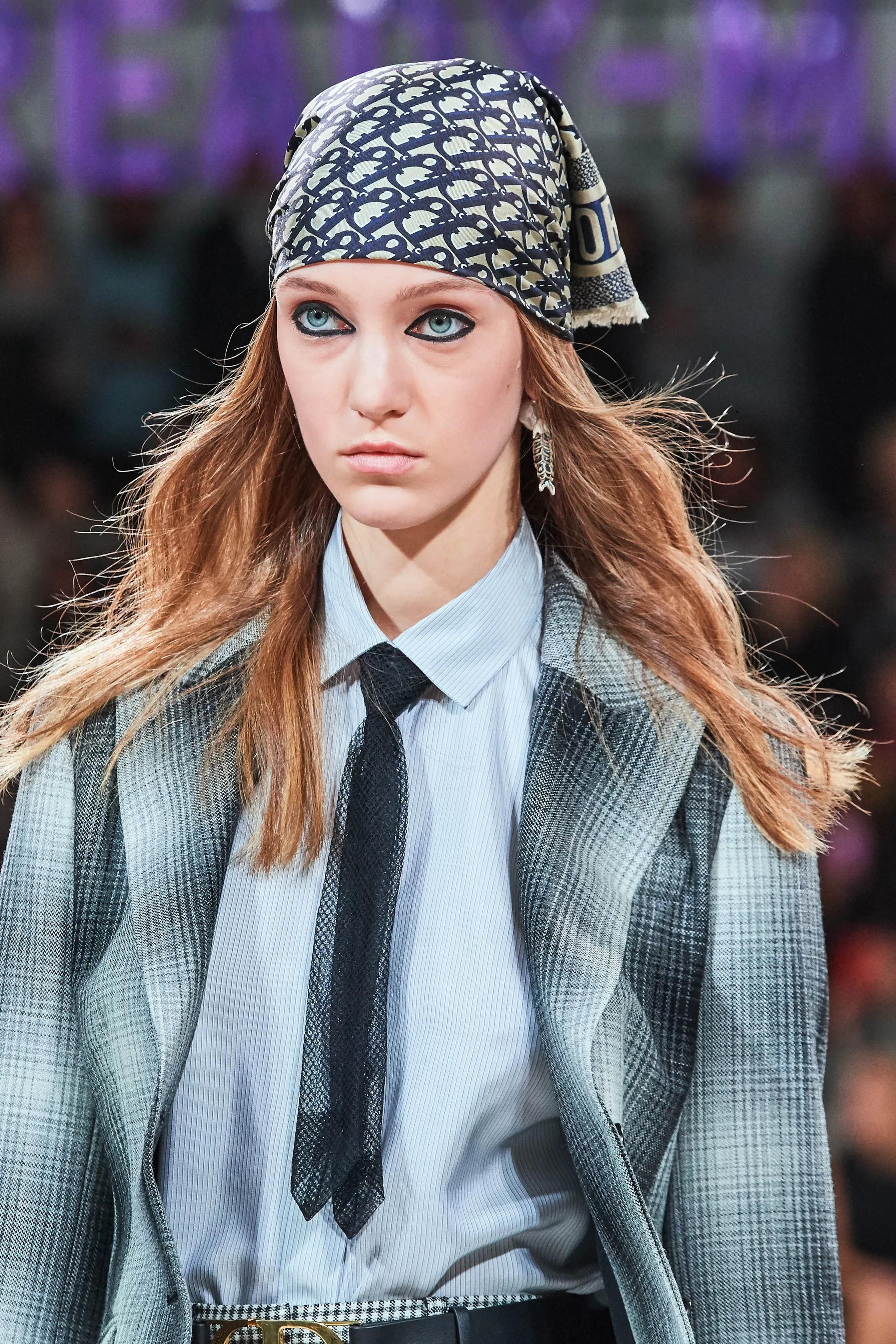 CHRISTIAN DIOR grey wool 2020 GRADIENT PLAID Blazer Jacket 36 XS 5