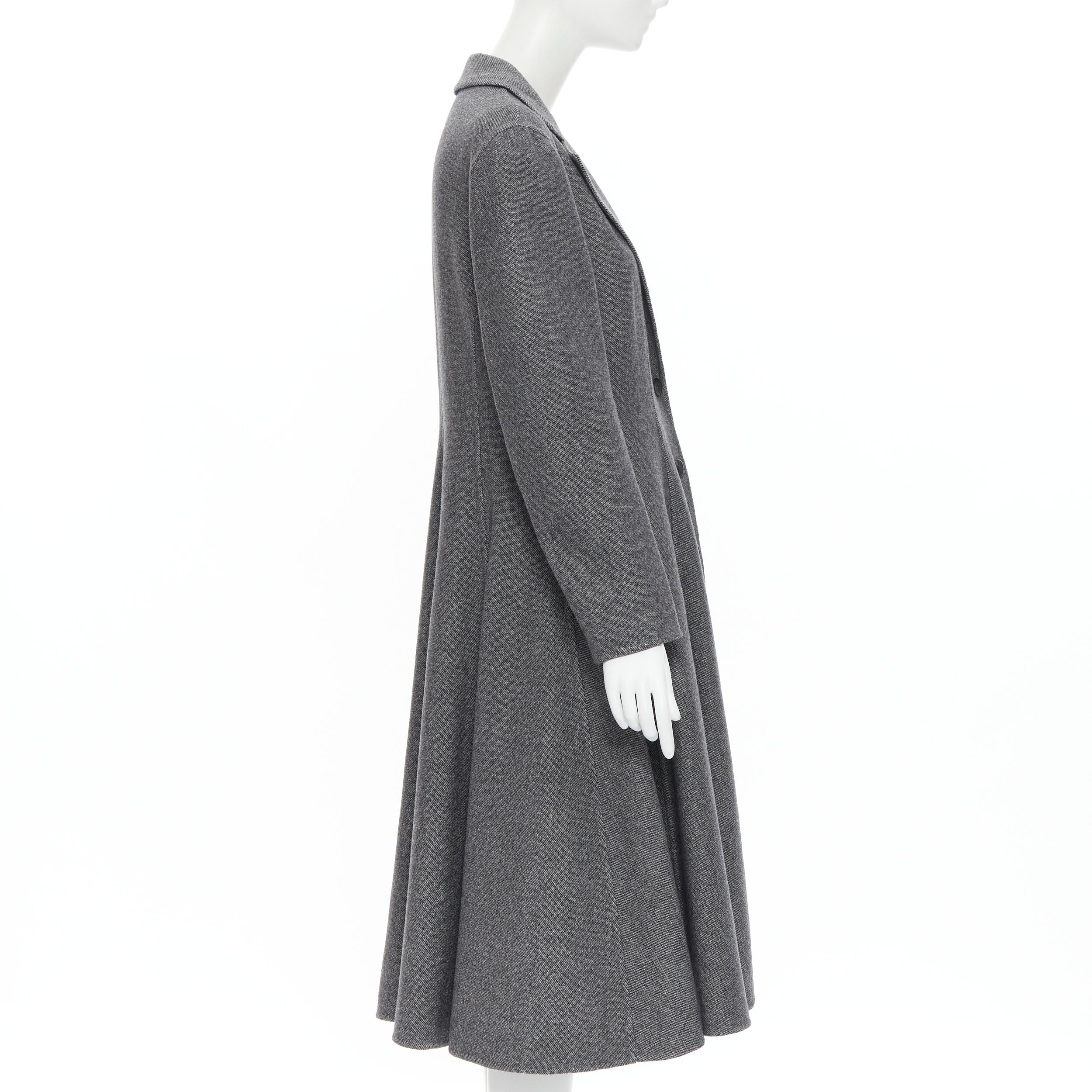 grey dress coat