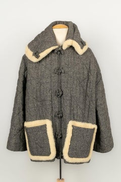 Christian Dior Grey Wool Coat, 2008