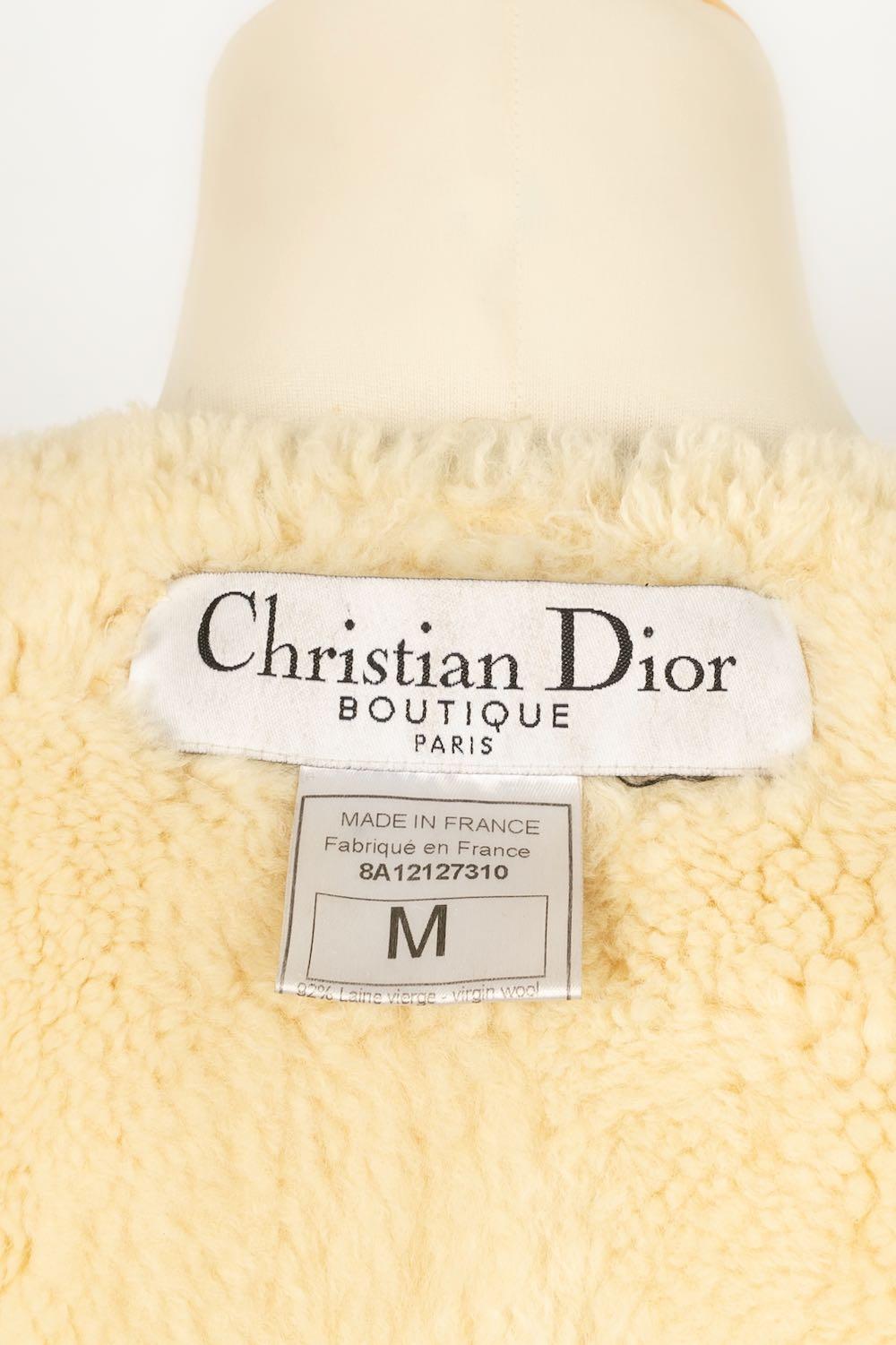 Christian Dior Grey Wool Coat, 2008 For Sale 16