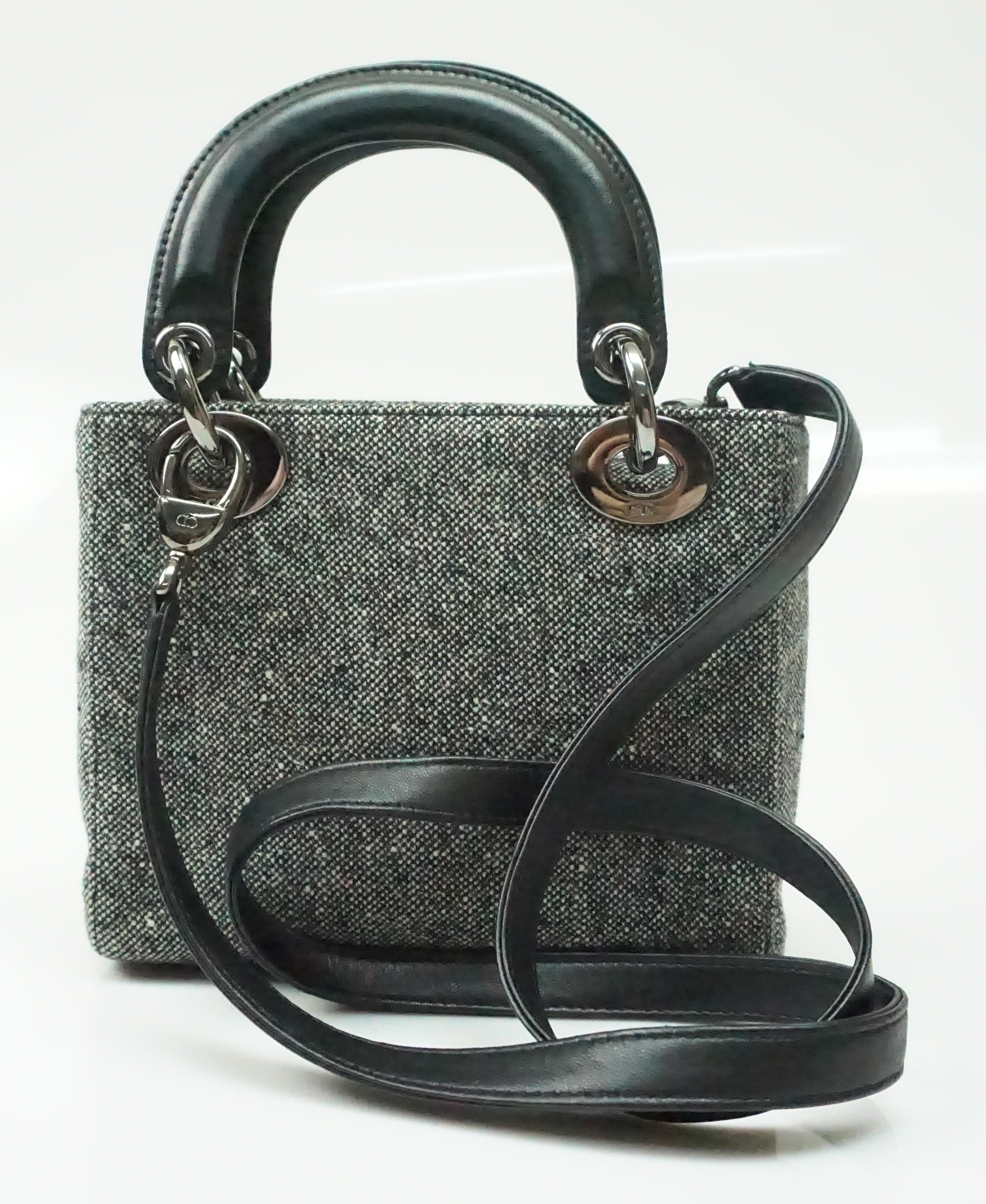 mini lady dior grey