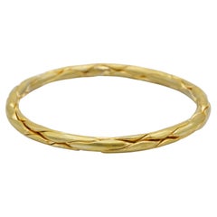 Christian Dior GROSSE 1958 Double Hinged Rolled Cube Link Bangle Cuff Bracelet
