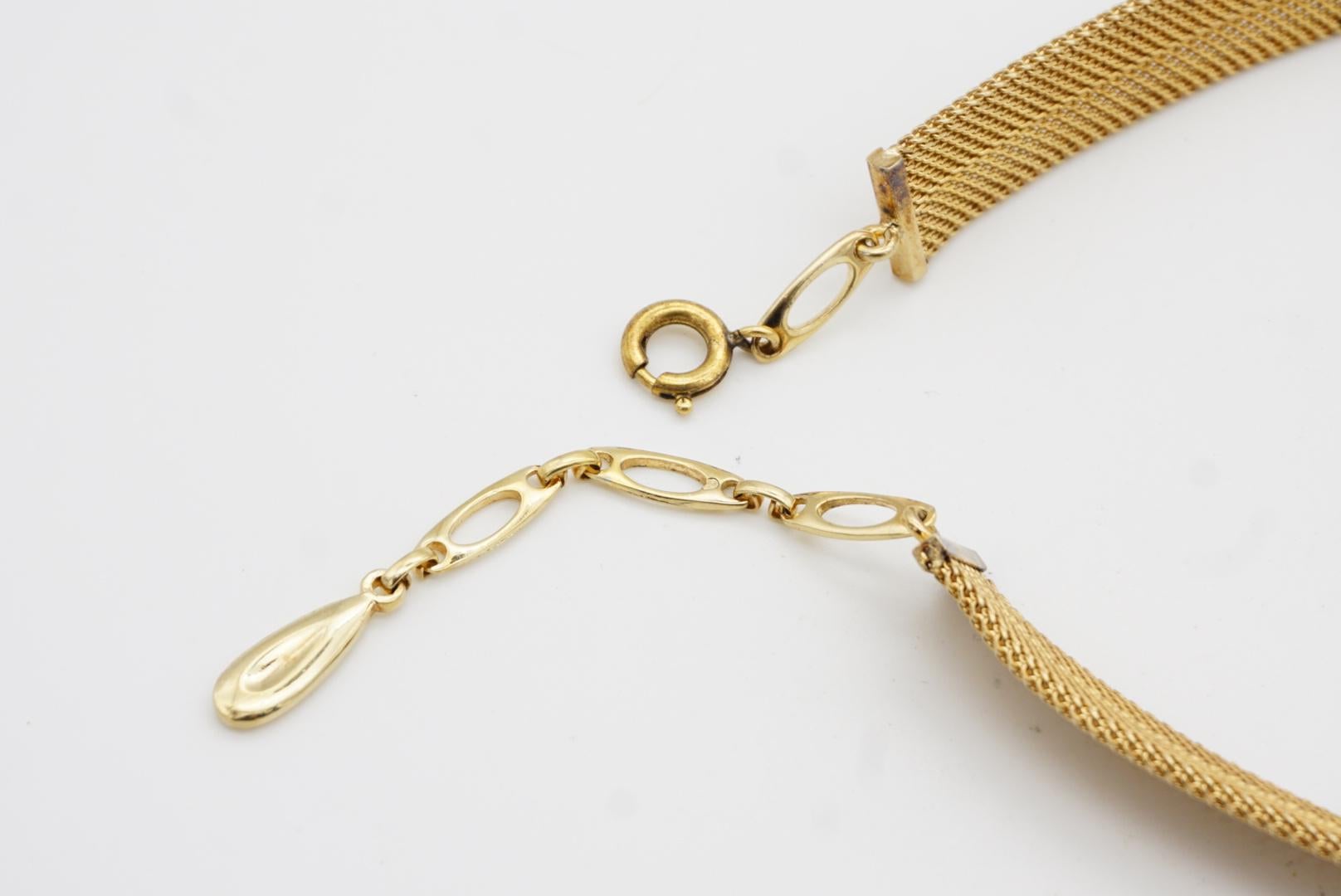Christian Dior GROSSE 1958 Collana con nodo grande, fiocco, farfalla e maglia intrecciata in vendita 9