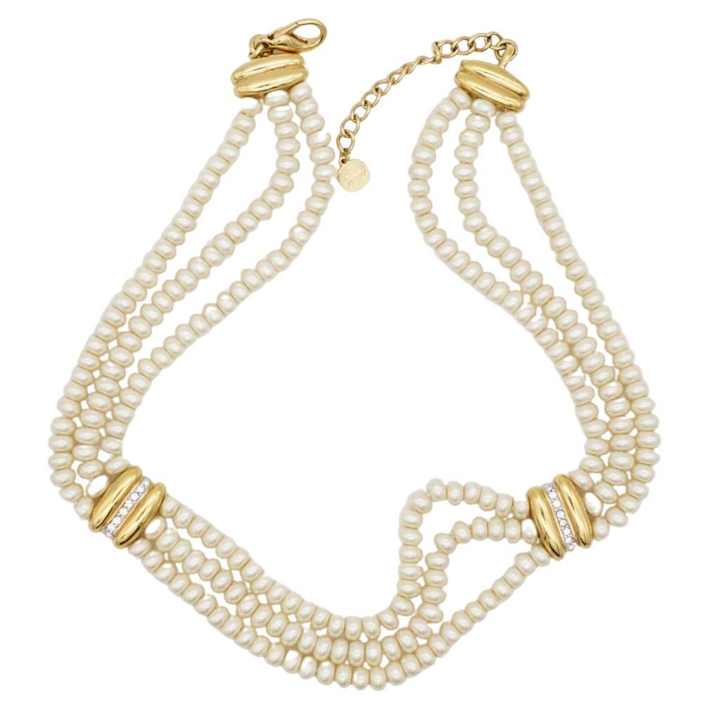 Henkel and Grosse for Christian Dior Multi-Strand Necklaces