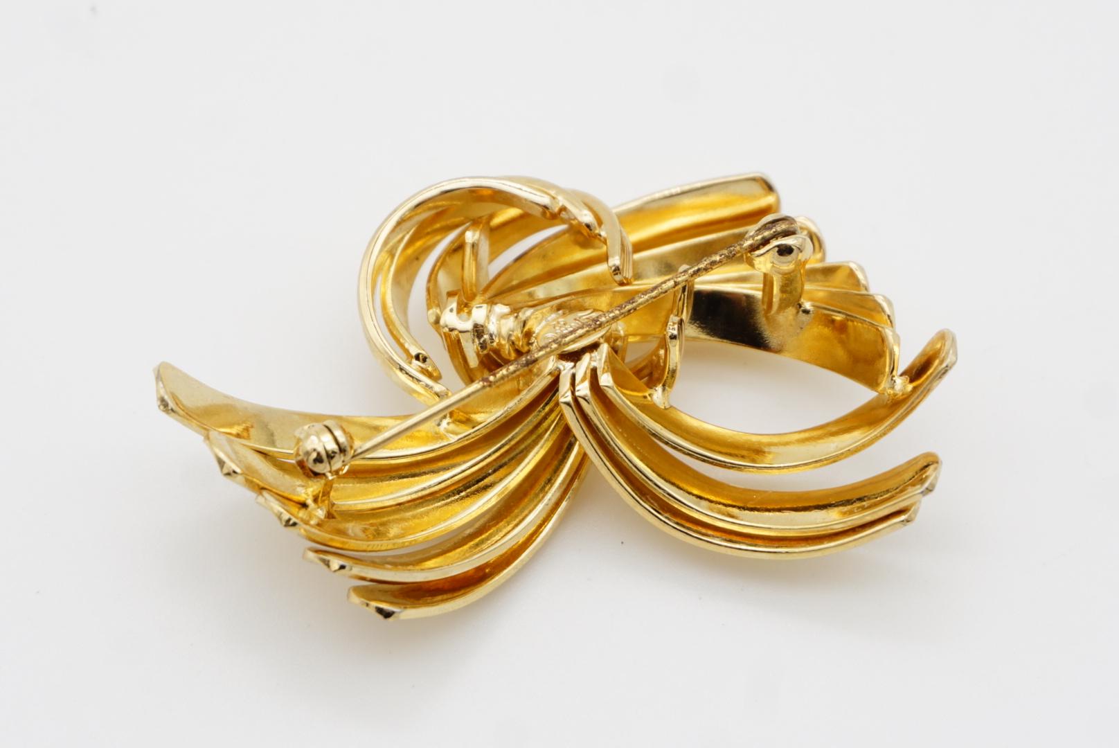 Christian Dior GROSSE 1962 Vintage Modernist Interlocked Knot Fireworks Brooch 5