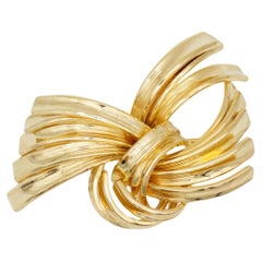 Christian Dior GROSSE 1962 Vintage Modernist Interlocked Knot Fireworks Brooch