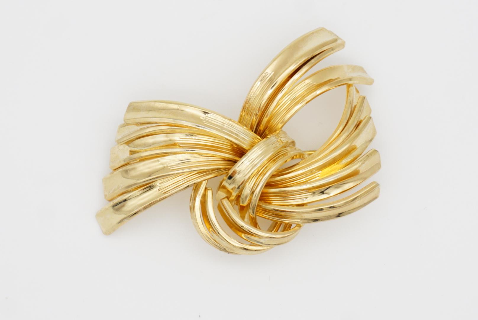 Christian Dior GROSSE 1962 Vintage Modernist Interlocked Knot Fireworks Brooch 2