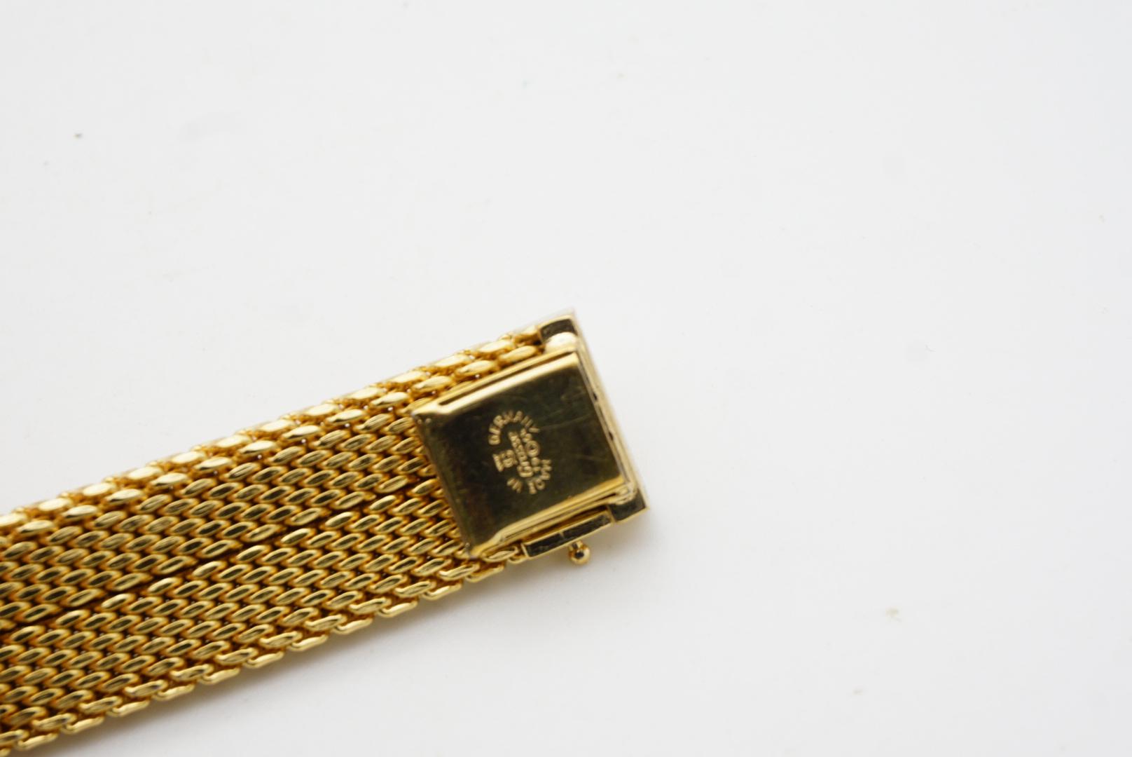 Christian Dior GROSSE 1964 Modernistisches Goldarmband aus gewebtem Mesh mit doppelter Dicke im Angebot 9