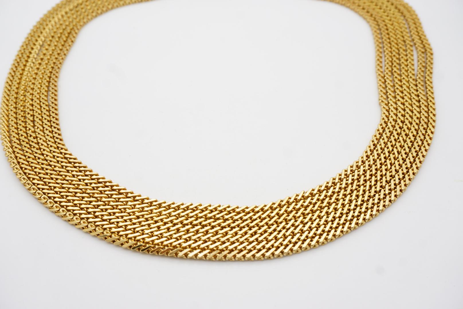 Christian Dior GROSSE 1964 Collana unisex a sette fili con catena a maglia grossa in vendita 5