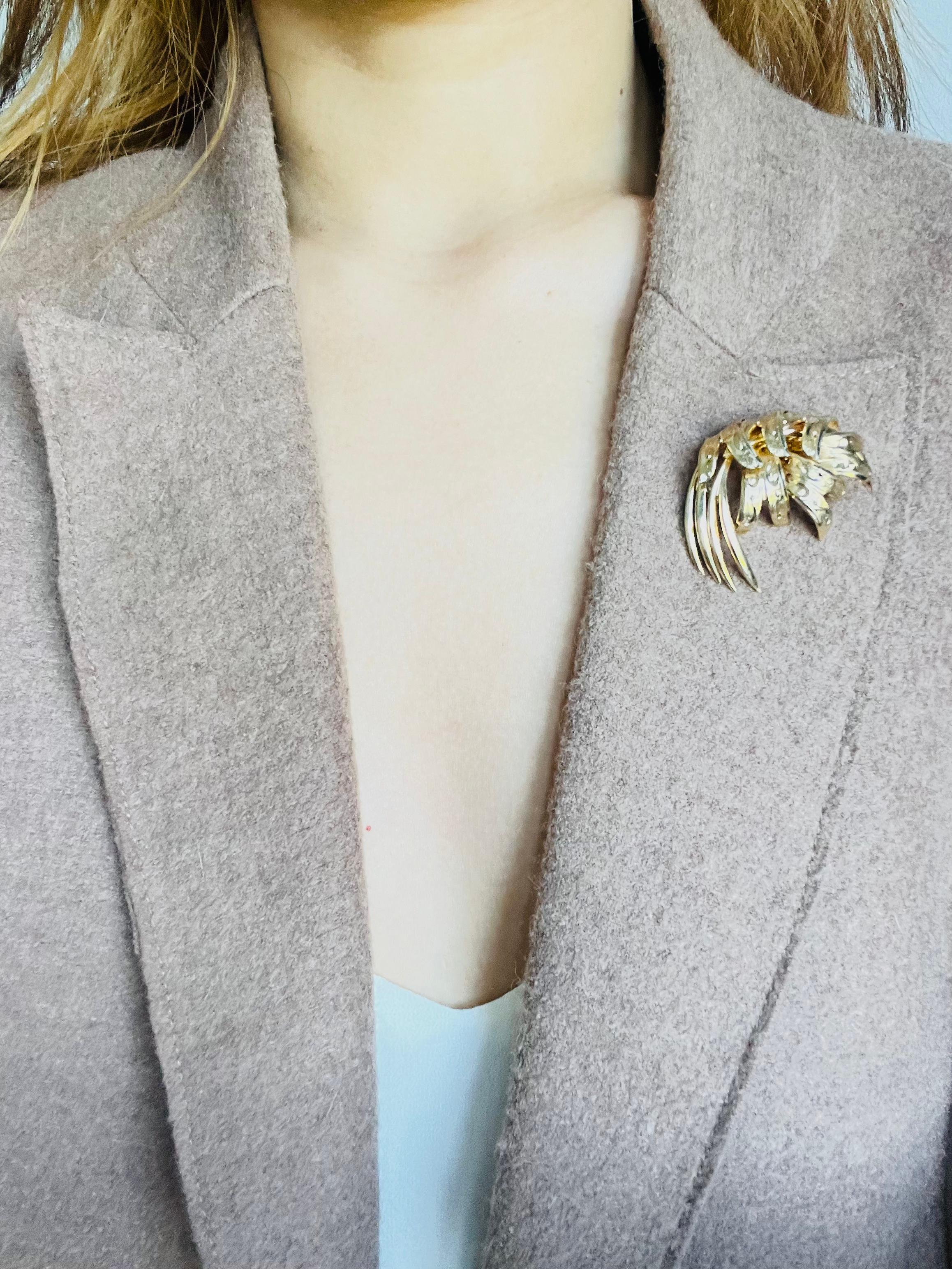 Christian Dior GROSSE 1964 Vintage Abstracted Interlocked Rope Modernist Brooch For Sale 1