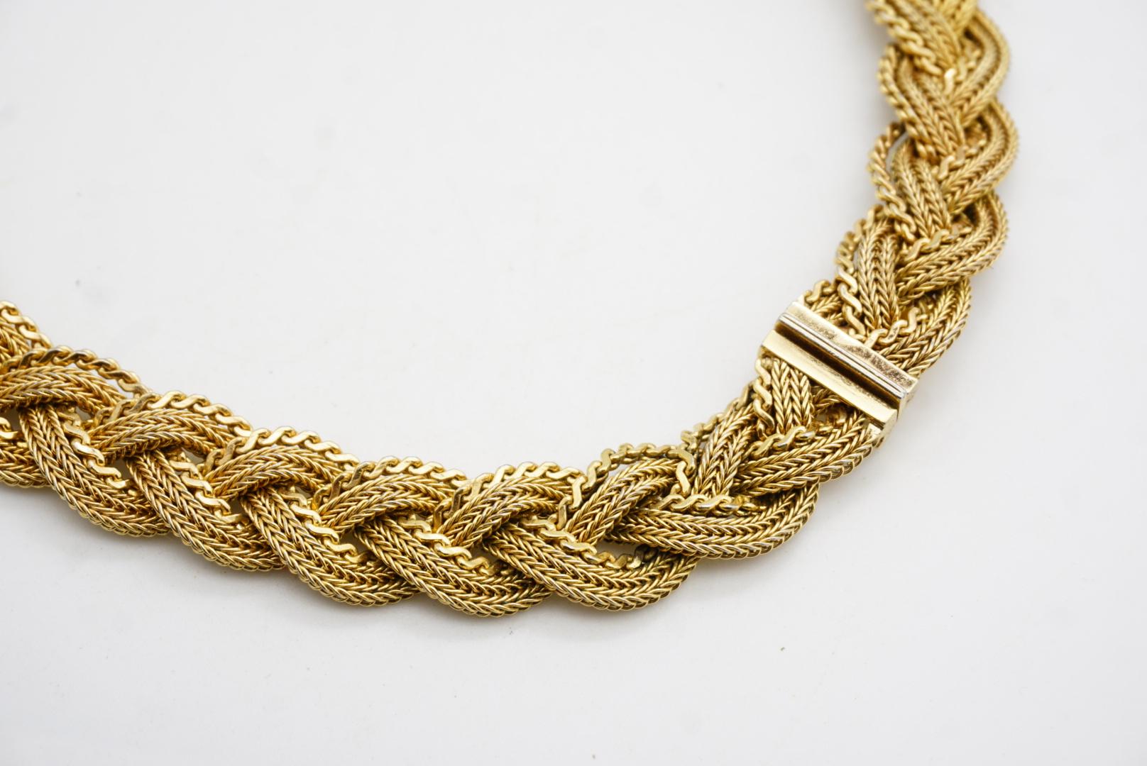 Christian Dior GROSSE 1965 Collana con nodo intrecciato e rete intrecciata in vendita 6