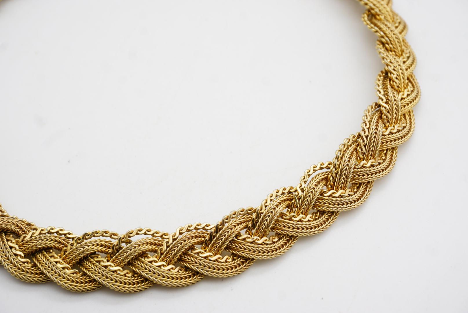 Christian Dior GROSSE 1965 Collana con nodo intrecciato e rete intrecciata in vendita 7