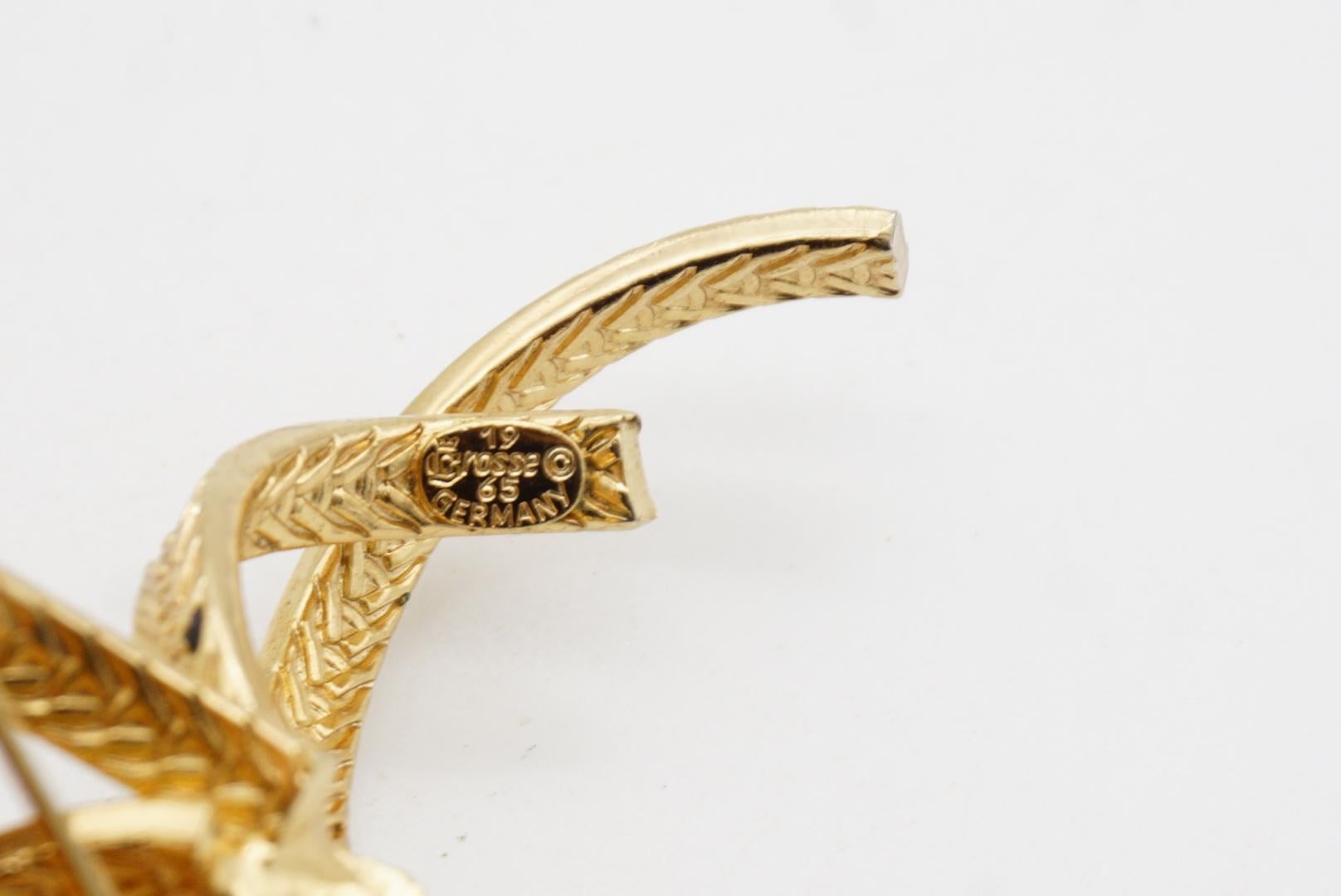 Christian Dior GROSSE 1965 Lange weiße Perlen-Knotenbrosche mit Schmetterlingsband-Brosche im Angebot 13