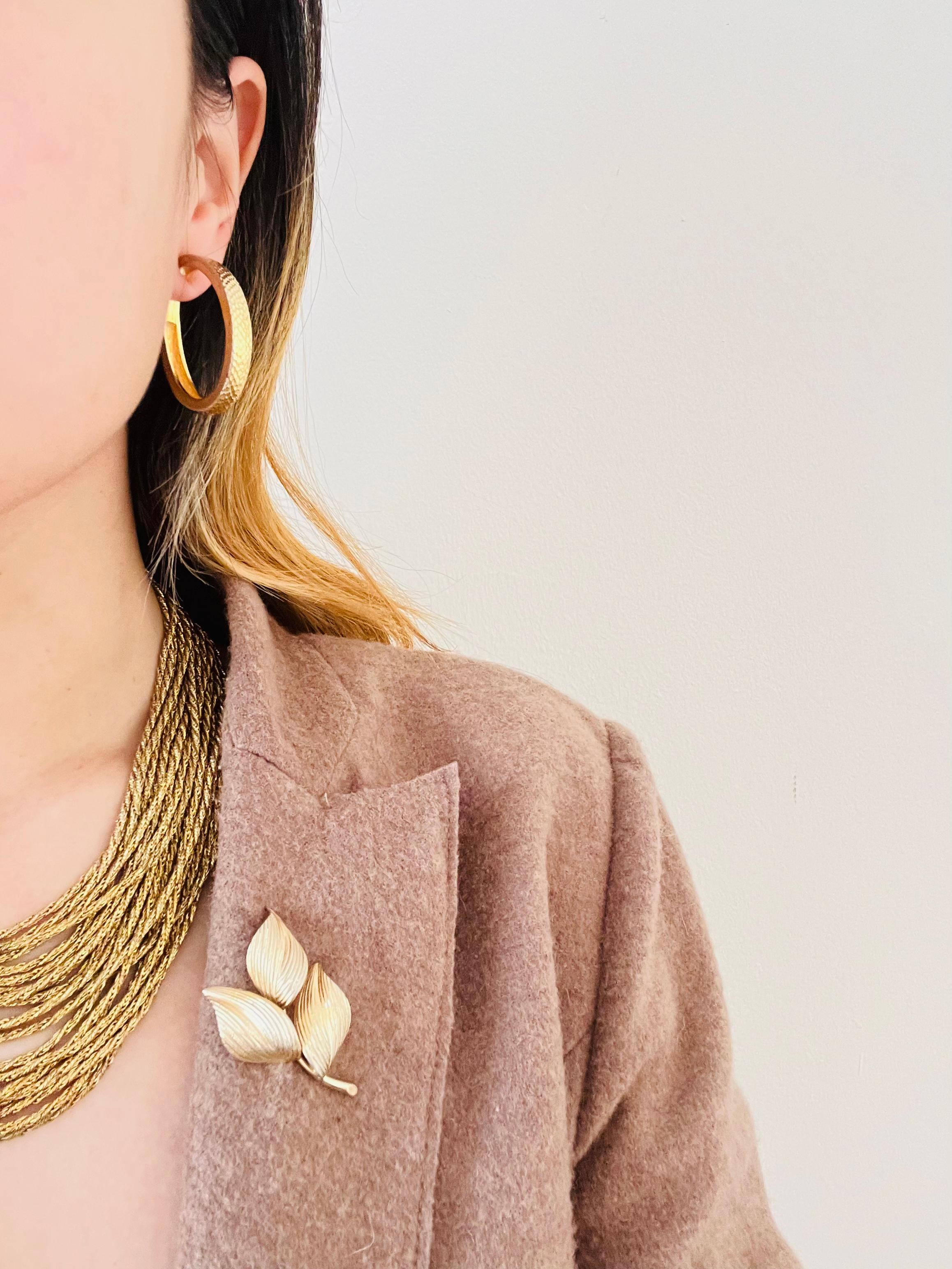 Christian Dior GROSSE 1968 Twenty 20 Strands Chain Chunky Collana in oro in vendita 4