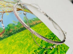 Christian Dior GROSSE 1970s Cube Pink Crystals Beads Satellite Choker Necklace