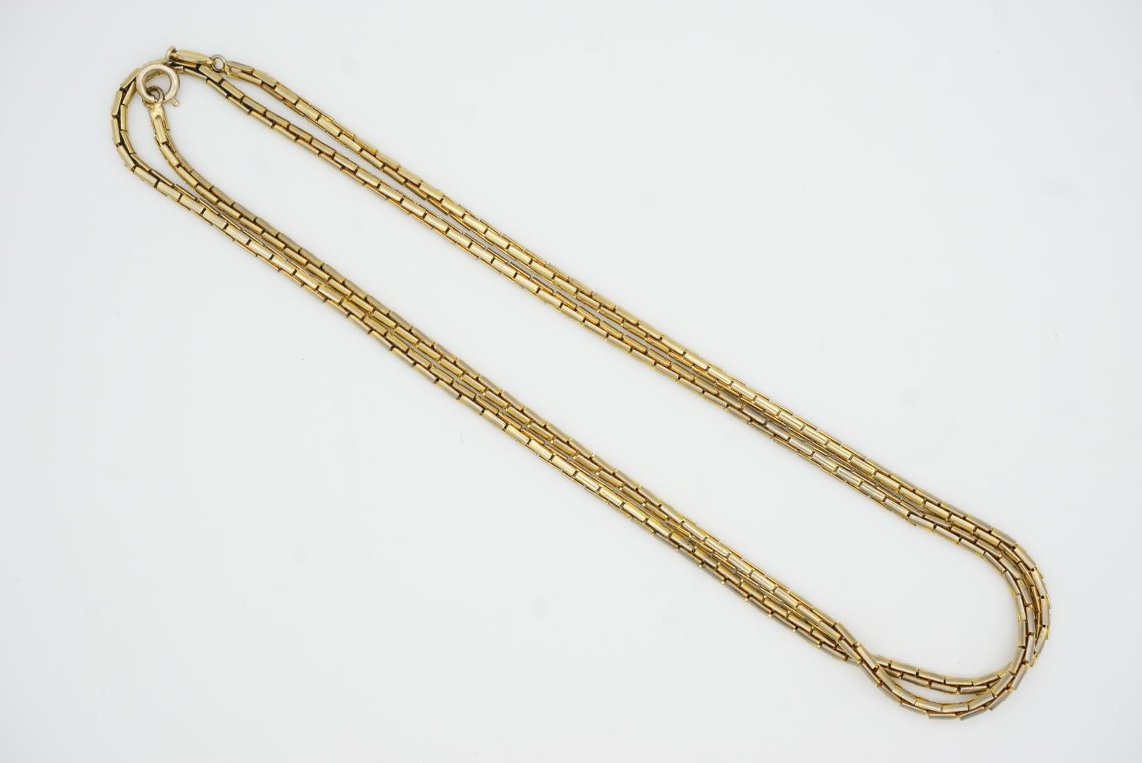 Christian Dior GROSSE 1970s Versatile Hinge Interlinked Long Necklace Bracelet For Sale 8