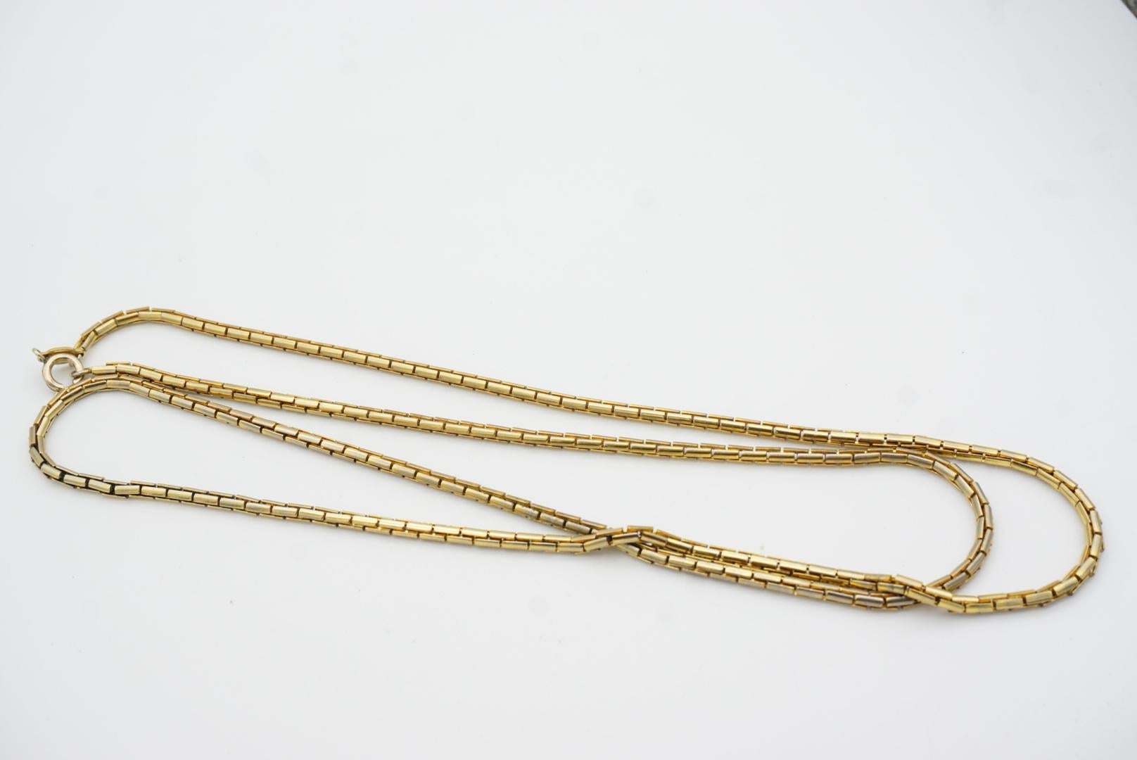 Christian Dior GROSSE Collar largo con bisagra versátil de los años 70 Pulsera 10