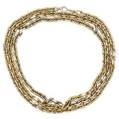 Christian Dior GROSSE 1973 Vintage Versatile Chunky Link Extra Long Necklace