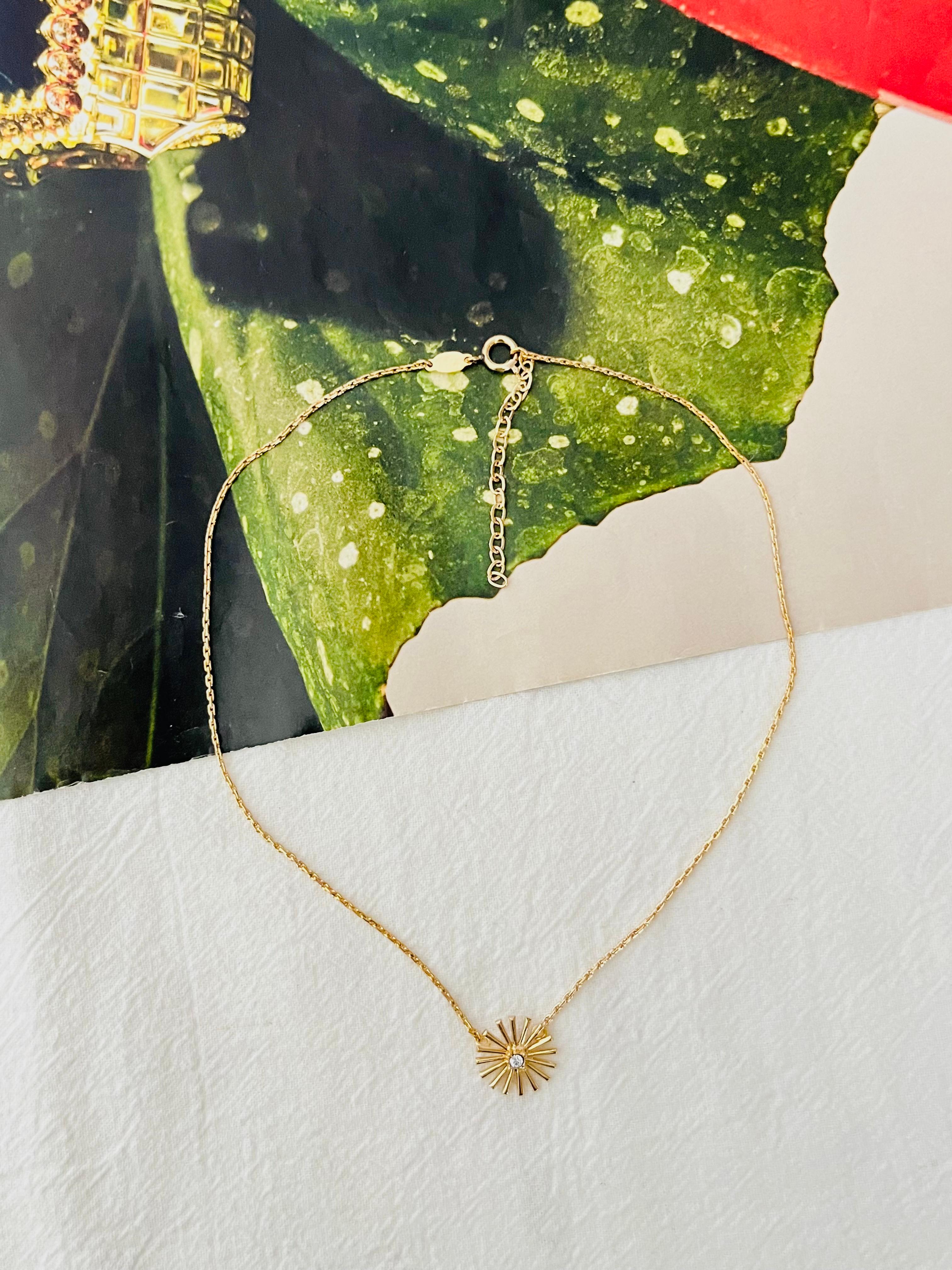 dior necklace sun