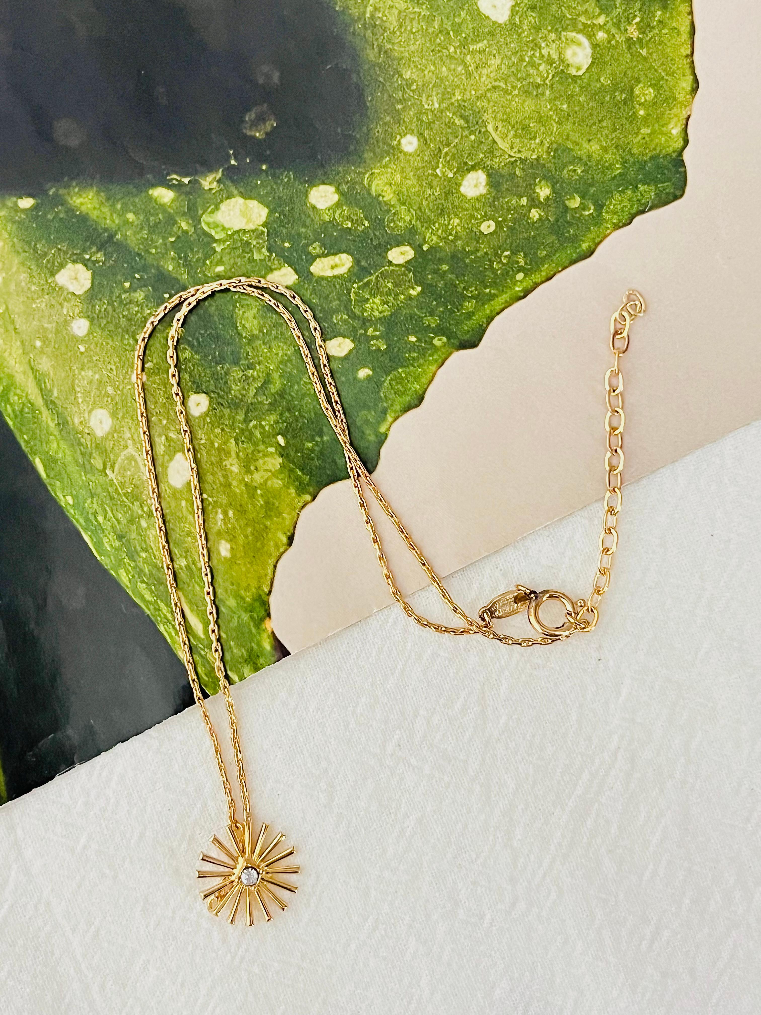 dior sun necklace