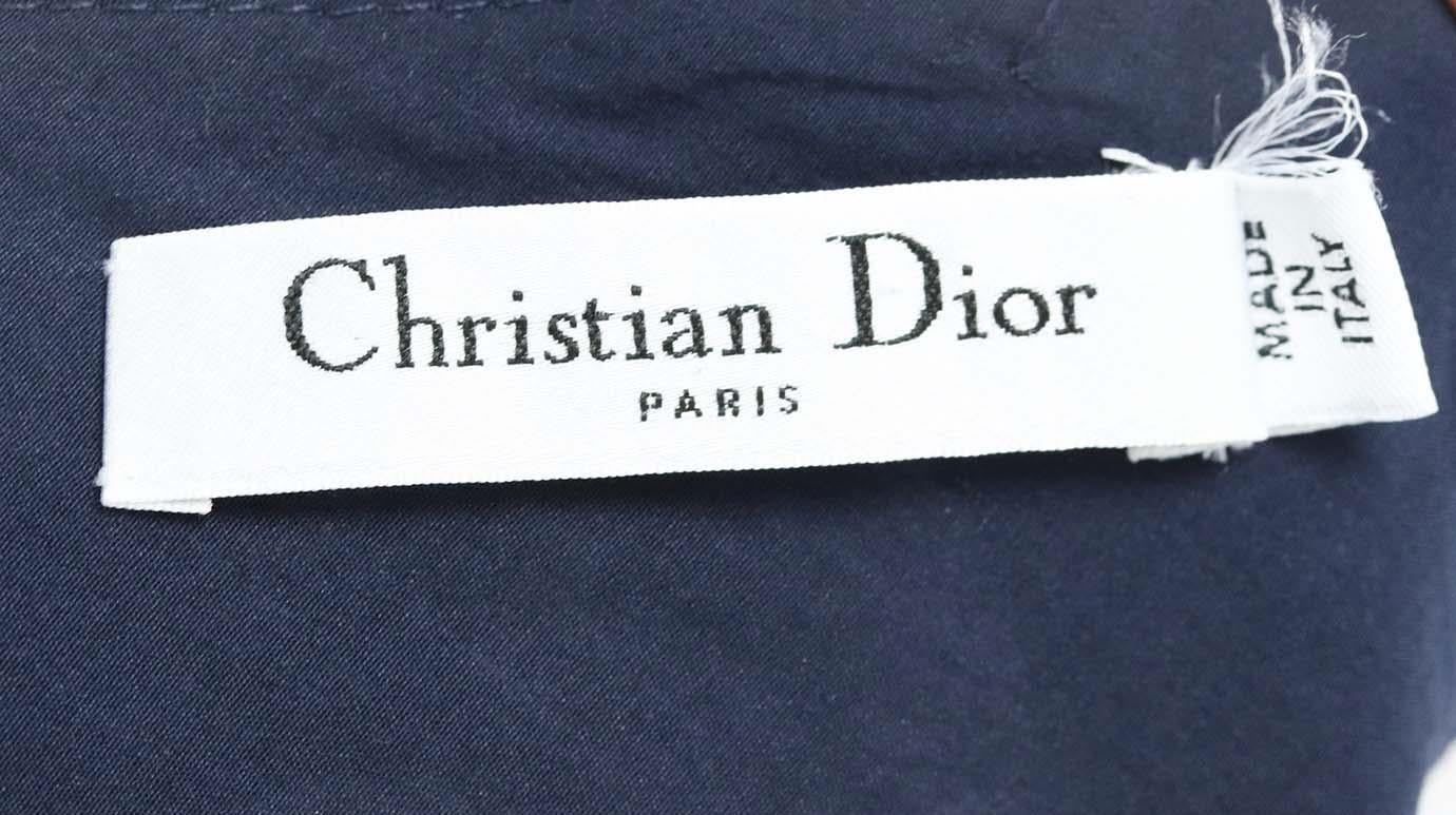Christian Dior Halterneck Printed Cotton Mini Dress FR 36 UK 8  In Excellent Condition In London, GB
