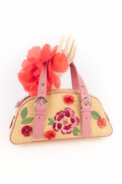 Christian Dior handbag 'Wicker Frame' Limited Edition 2005